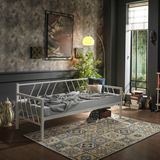 Unimet Glory Daybed Tek Kişilik Sedir Divan Metal Karyola 90 x 200 cm - Beyaz