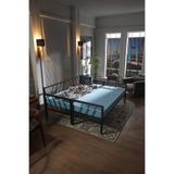 Unimet Glory Yavrulu Daybed Tek-çift Kişilik Sedir Metal Karyola Siyah