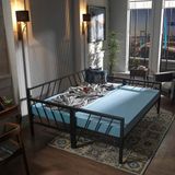 Unimet Glory Yavrulu Karyola Daybed Tek-Çift Kişilik Karyola+Yatak Seti 80x200-90x200 Siyah