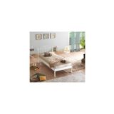 Unimet Hatkus 120x200 Beyaz Metal Karyola