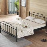 Unimet Hatkus 120x200 Siyah Metal Karyola