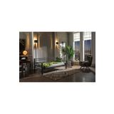 Unimet Kappis Daybed Siyah 90x200 cm Tek Kişilik Metal Karyola