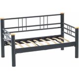 Unimet Kappis Dk Metal Sofa Sedir 70X140 Ikili Koltuk Siyah (Mindersiz)