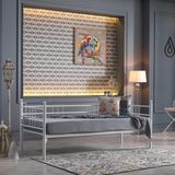 Unimet Soho Daybed Tek Kişilik Sedir Divan Metal Karyola Beyaz - 90 x 190 cm
