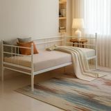 Unimet Soho Daybed Tek Kişilik Sedir Metal Karyola - Beyaz (90X190 - 90X200)