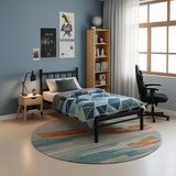 Unimet Tiron Tek Kişilik Metal Karyola 90 x 190 -90 x 200 - Siyah - 90 x 190 cm
