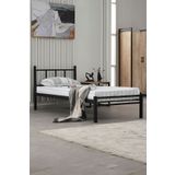 Unimet Titan Tek Kişilik Metal Karyola - Siyah (90X190 - 90X200)