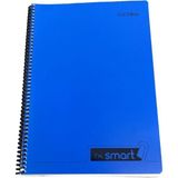 Uninote I'm Smart Spiralli Defter A4 Mavi Kapak Okul ve Ofis Defteri