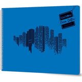 Uninote Spiralli Resim Defteri Plasik Kapak 24X34 cm 25 Yaprak (12 Li Paket)