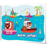 Uninote Uni Note Resim Defteri Spiralli Karton Kapak 15 Yaprak 24X34Cm 33000 (12 Li Paket) - Yok