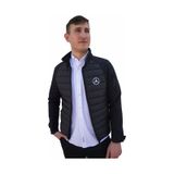 Uniprom Erkek Mercedes Mont Softshell-Ray Desen Likralı Siyah 5 Cepli Siyah