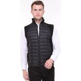 Uniprom Erkek Şişme Yelek Su ve Rüzgar Geçirmez Ray Desen Siyah - XS