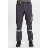 Uniprom Iş Pantolonu Harman Kumaş Klasik Model Koyu Gri Kargo Pantolon Yazlık - 5XL