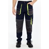 Uniprom Iş Pantolonu Lizbon Plus Model Çok Cepli Harman Kumaş Lacivert - XL