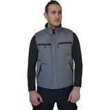 Uniprom Iş Yeleği Içi Polarlı ve Elyaflı Su ve Rüzgar Geçirmez 4 Cepli - Gri - 2XL