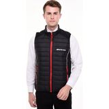 Uniprom Şişme Yelek Astarlı Mercedes Amg Model Ray Desen Siyah Erkek - 2XL