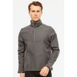 Uniprom Softshell Mont Içi Polarlı Su ve Rüzgar Geçirmez Pro Model Gri Erkek - 4XL