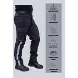 Uniprom Softshell Pantolon Oslo Model Su ve Rüzgar Geçirmez - Füme - 5XL