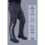 Uniprom Softshell Pantolon Oslo Model Su ve Rüzgar Geçirmez - Gri - 3XL