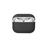 UNIQ AirPods Pro ile Uyumlu Lino Kılıf (2. Nesil | 2022) Koyu Gri
