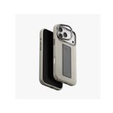 Uniq Apple Iphone 17 Pro Heldro Pro Magsafe Standlı Deri Kılıf Gri