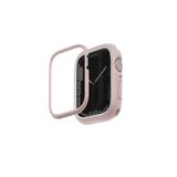 UNIQ Apple Watch 41mm ile Uyumlu Moduo Serisi Ekran Koruyucu, 2'li Çerçeve, Pembe