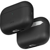 UNIQ Better By Design Airpods Pro 3 Kılıf Vegan Deri Kapak Premium Tasarım Lyden Vex Kablosuz Şarj Desteği Modern Koruma - Siyah - 001-Renkli