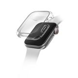 UNIQ Better By Design Apple Watch 46mm ile Uyumlu Grade Hybrid Serisi Şeffaf Ekran Koruyucu ve Kılıf, 360 Tam Koruma