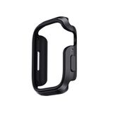 UNIQ Better By Design Apple Watch İle Uyumlu 45mm Valencia Serisi Metalik Görünüm Camlı Kasa Koruyucu, Graphite