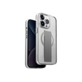 UNIQ Better By Design Heldro Mag Telefon Kılıfı iPhone 15 Pro ile Uyumlu, MagClick Manyetik Şarj Uyumlu Şeffaf