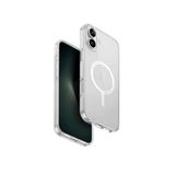 UNIQ CLARIO (ECO) Hybrid iPhone 16 Plus (2024) 6.7 ile Uyumlu Telefon Kılıfı, MAGCLICK Şarj (Şeffaf)