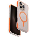 UNIQ Combat Active iPhone 16 Pro Kılıfı (Turuncu/Şeffaf Buzlu) | ShockSorb Dış Mekan İçin Sağlam Koruma