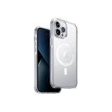 UNIQ Combat (MagClick Manyetik Şarj Uyumlu) Telefon Kılıfı iPhone 14 Pro Max ile Uyumlu (Şeffaf)