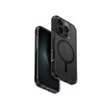 UNIQ Combat Telefon Kılıfı Hybrid iPhone 16 PRO (2024) 6.3 ile Uyumlu, MAGCLICK Şarj (Siyah)
