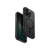 UNIQ Combat Telefon Kılıfı Hybrid iPhone 16 PRO MAX (2024) 6.9 ile Uyumlu, MAGCLICK Şarj (Siyah)