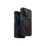 UNIQ Combat Telefon Kılıfı iPhone 15 Pro Max ile Uyumlu, MagClick Manyetik Şarj Uyumlu (Siyah)
