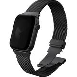 Uniq Dante Pro Watch Ultra 41 mm Siyah Çelik Örgü Akıllı Saat Kordon - Standart