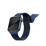 Uniq Dante Watch Ultra 41 Mm Çelik Örgü Akıllı Saat Kordon - Mavi
