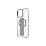 UNIQ HELDRO MAX Telefon Kılıfı Hybrid iPhone 16 PRO (2024) 6.3 ile Uyumlu, Kamera Standlı MAGCLICK (Şeffaf)