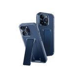 UNIQ Heldro Mount + iPhone 15 Pro Max ile Uyumlu Telefon Kılıfı (Mavi)