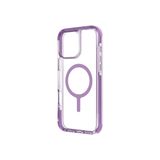 UNIQ Hibrit iPhone 16 (2024) 6.1 ile Uyumlu Savaş Telefon Kılıfı, MAGCLICK Şarjı (Üzüm Pembesi)