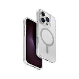 UNIQ Hibrit iPhone 16 PRO MAX (2024) 6.9 ile Uyumlu LP Xtreme (AF) Telefon Kılıfı, MAGCLICK Şarjı (Frost Clear)