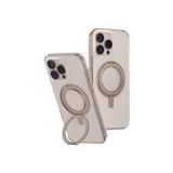 UNIQ Hibrit SWIVIX Telefon Kılıfı iPhone 16 PRO MAX ile Uyumlu, 360 Dönen Destek Çubuğu (Altın Rengi)
