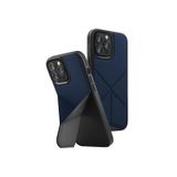 UNIQ Hybrid Magclick Charging Transforma Kılıf iPhone 14 Pro Max için Elektrik Mavisi