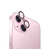 Uniq iPhone 15-15 Plus Optix Alüminyum Pembe Kamera Lens Koruyucu