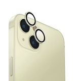 Uniq iPhone 15-15 Plus Optix Alüminyum Sarı Kamera Lens Koruyucu