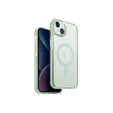 UNIQ iPhone 15 Plus ile Uyumlu Savaş Telefon Kılıfı, MagClick Manyetik Şarj Uyumlu (Nane Kremi)