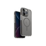 UNIQ iPhone 15 Pro Max ile Uyumlu Savaş Telefon Kılıfı, MagClick Manyetik Şarj Uyumlu (Gri)