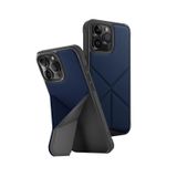 UNIQ iPhone 15 Pro Max ile Uyumlu Transforma Telefon Kılıfı, MagClick Manyetik Şarj Uyumlu (Mavi)