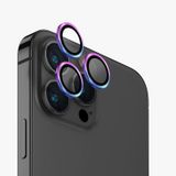 Uniq iPhone 15 Pro Max Optix Alüminyum Gökkuşağı Kamera Lens Koruyucu